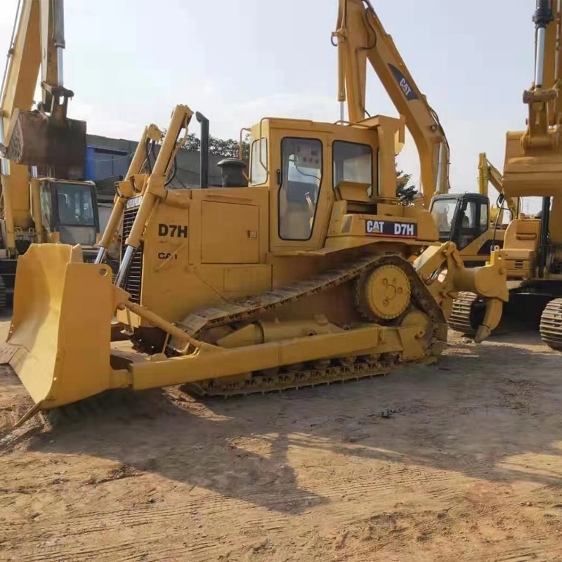 Chinese Used Machinery Parts Caterpillar D7H d5 d6 d7 d8r Dozer Bulldozers Price for Sale