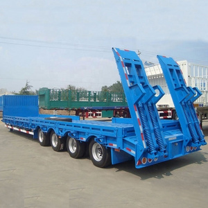 Heavy Duty Equipment transport with Good price low bed trailer