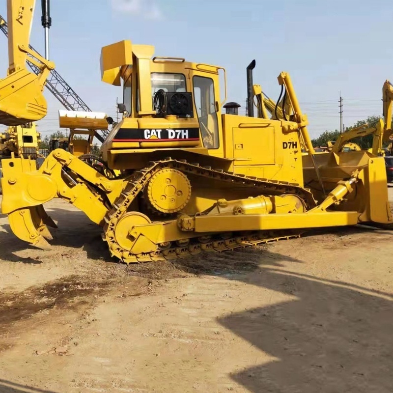 Chinese Used Machinery Parts Caterpillar D7H d5 d6 d7 d8r Dozer Bulldozers Price for Sale