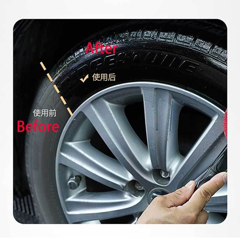 GS car tire wax polishing agent  car wax car care product tire rubber moisturizing wax tire shine