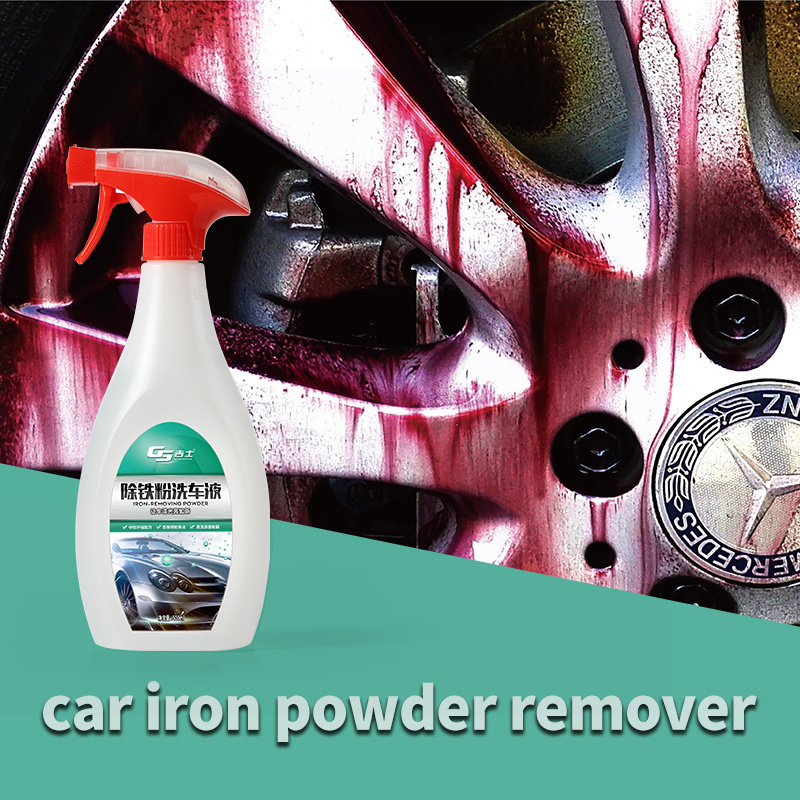 Car iron powder remover Neutral car wheel and rim cleaning liquid carwash iron remover for car