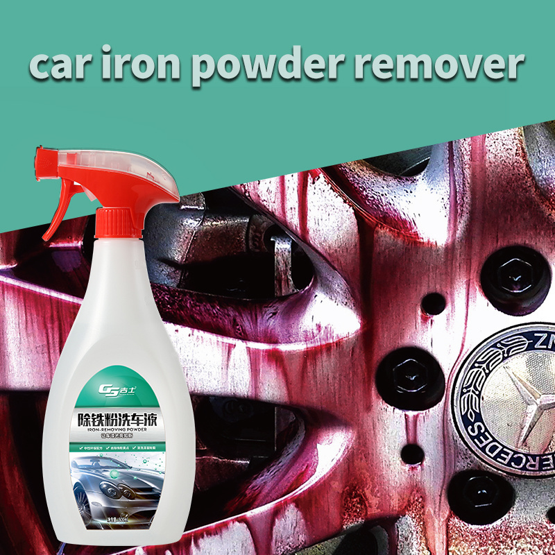 Car iron powder remover Neutral car wheel and rim cleaning liquid carwash iron remover for car