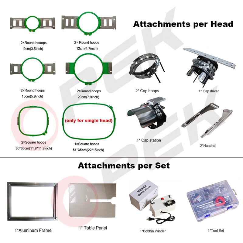 High Speed Computerized 12 Head Embroidery Machine Competitive Sale Price