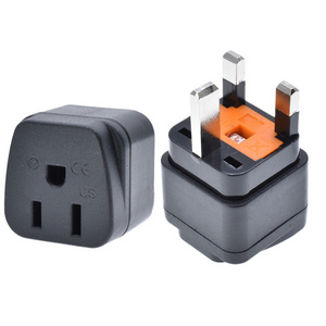 US to UK Plug Adapter Type-B to Type-G 3 Prongs Inlet Power Converter For America to England Singapore Dubai