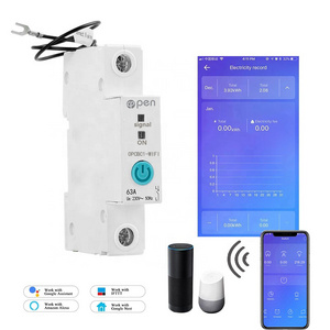 WIFI remote control  energy monitoring smart Switch by ewelink app with Alexa google home for Smart home