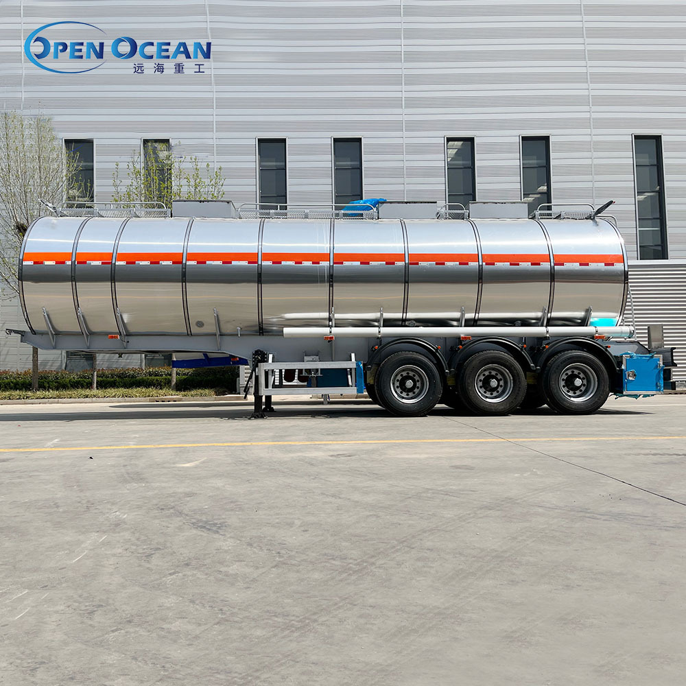 Liquid Fuel Bulk Cement LNG LPG Powder Diesel Tank Cargo Container Transport Utility Heavy Duty Tractor Dumping Semi Trailer