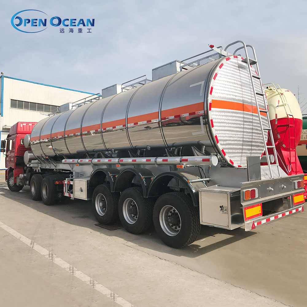 Liquid Fuel Bulk Cement LNG LPG Powder Diesel Tank Cargo Container Transport Utility Heavy Duty Tractor Dumping Semi Trailer