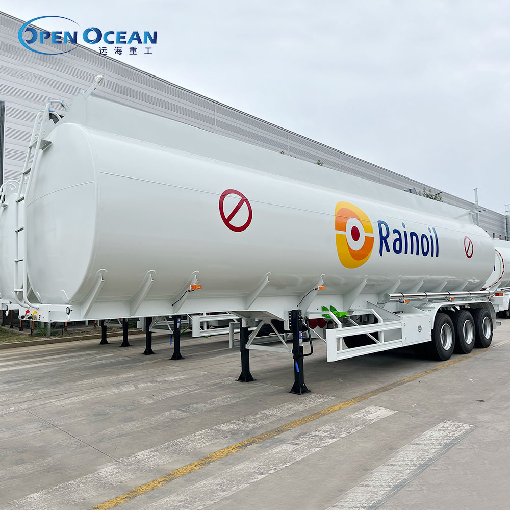 High Quality Fuel Transport Oil Petrol Tanker Diesel Gas Tank Tanker Oil Semi Trailer Trucks For Sale