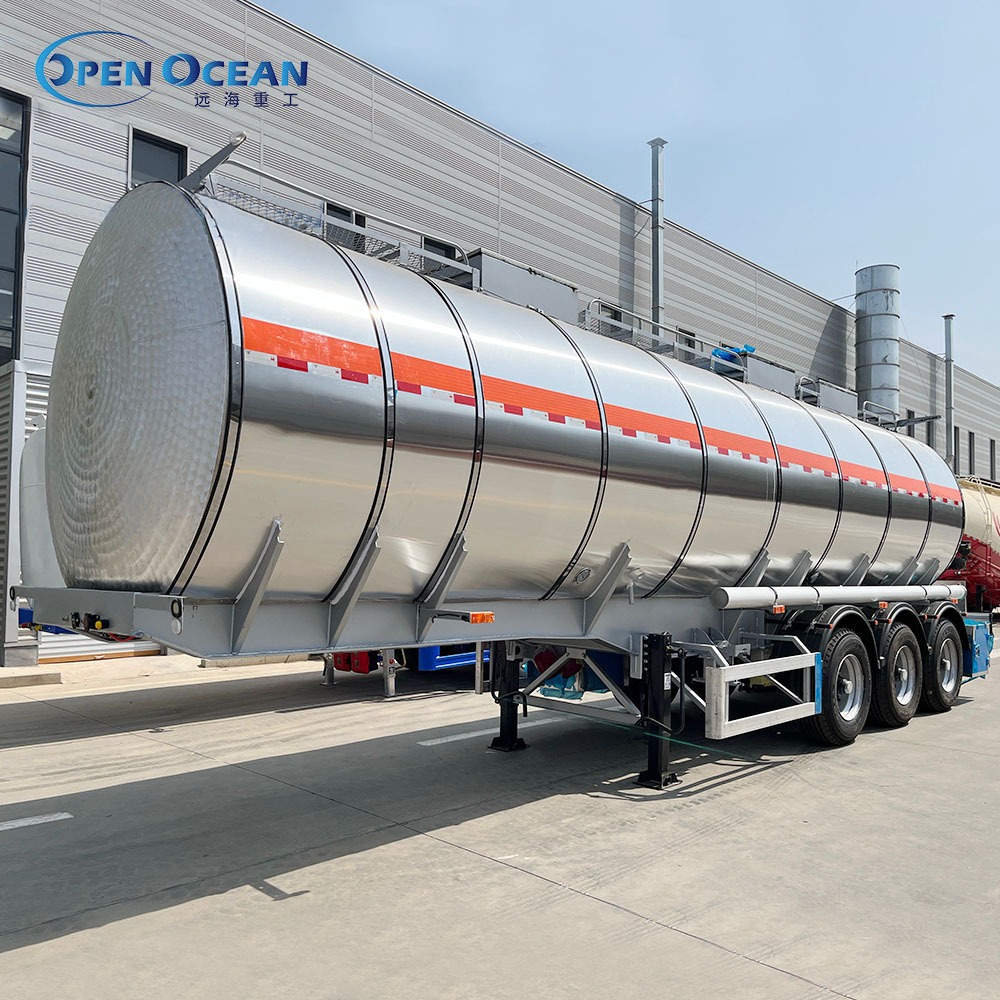 Liquid Fuel Bulk Cement LNG LPG Powder Diesel Tank Cargo Container Transport Utility Heavy Duty Tractor Dumping Semi Trailer