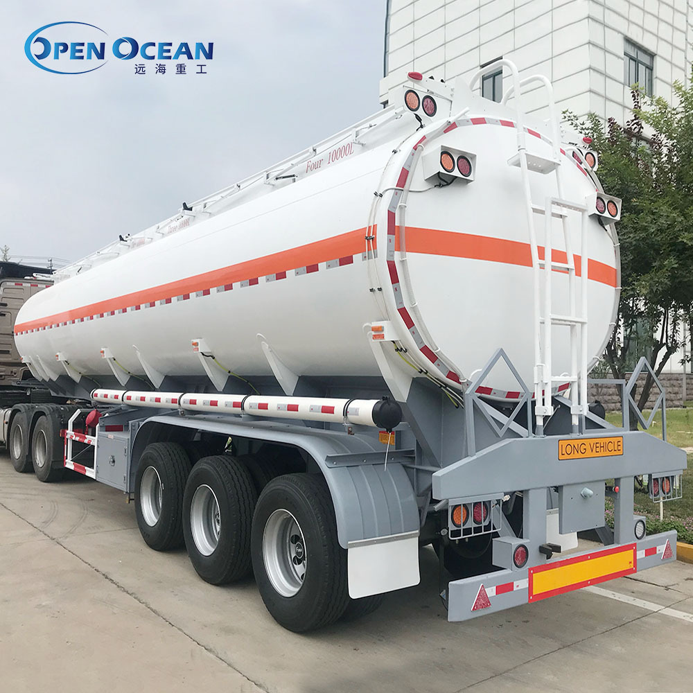 3 Axles 30000L Carbon Steel/Stainless /Aluminum Alloy Tank/Tanker Truck for Oil/Fuel/Diesel/Gasoline/Crude/Water/Milk Transport