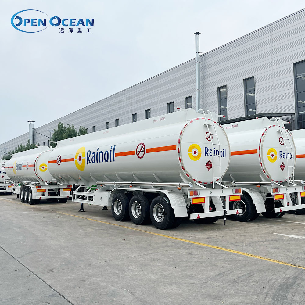 High Quality Fuel Transport Oil Petrol Tanker Diesel Gas Tank Tanker Oil Semi Trailer Trucks For Sale