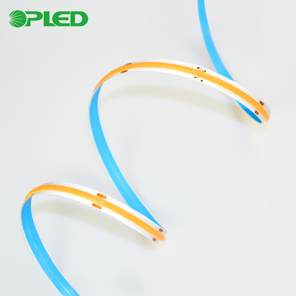 Warm White Super Bright CCT Flexible Suppliers 240 Led Smart Rgb 12v 24v Rgbic Outdoor Waterproof Cob Led Strip Light