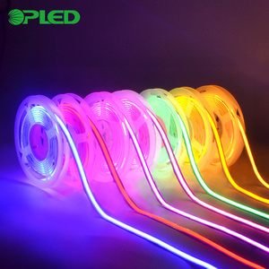 Warm White Super Bright CCT Flexible Suppliers 240 Led Smart Rgb 12v 24v Rgbic Outdoor Waterproof Cob Led Strip Light