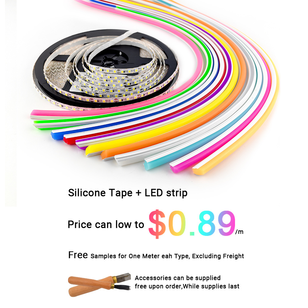 Tira Roll Para Letrero Decoration Flexible 12v Signs Materials Luces Luz Rgb Lamp Tubing Silicone Rope Strip Flex Led Neon Light