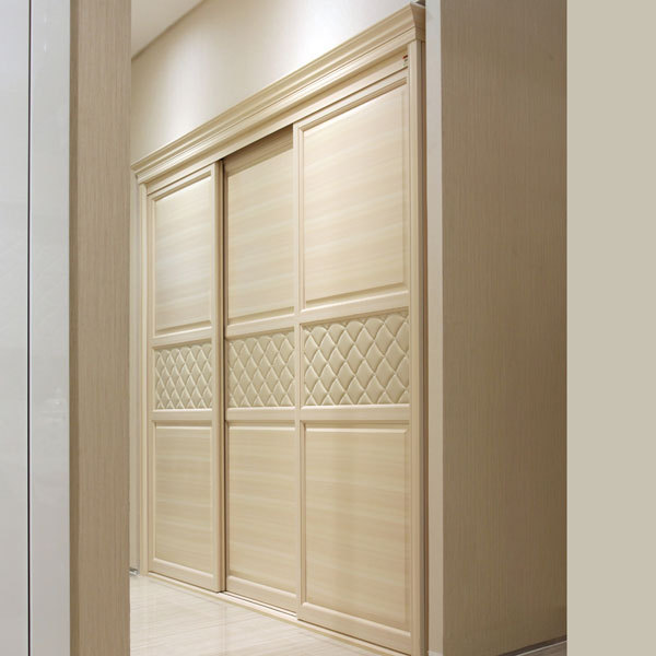 OPPEIN Latest Built-in Sliding 3 doors Bedroom Wardrobe Design