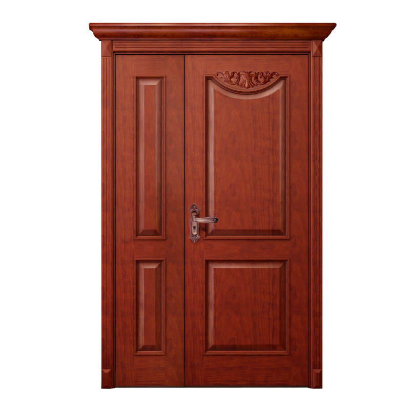 2023 New Design Nature Modern Solid Teak Wood Main Door Designs