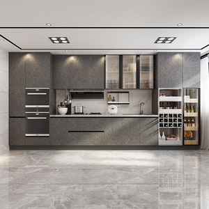 OPPEIN Fast Delivery American Custom Modular Modern Design Home Kitchen Furniture Kitchen Cabinet