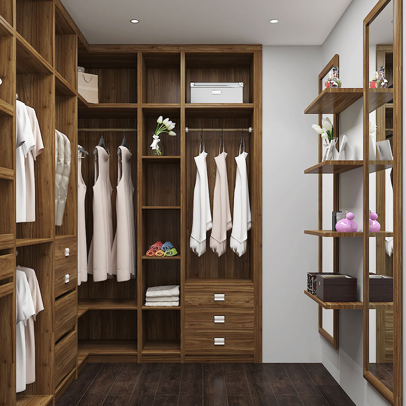 OPPEIN Bedroom Modern Closet Cheap With Lock And Key Bedroom Household Wooden Walk In Closet Wooden Designs Wardrobe