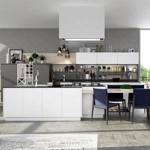 New Modern White Gray Matte Lacquer Kitchen Cabinet Australia Designs