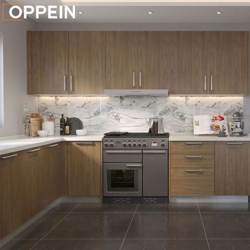 OPPEIN Ghana Designs For Small Kitchens For A Small Kitchen Eucalyptus Wood Dining Room Kitchen Cabinets Contemporary