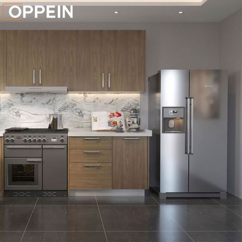 OPPEIN Ghana Designs For Small Kitchens For A Small Kitchen Eucalyptus Wood Dining Room Kitchen Cabinets Contemporary