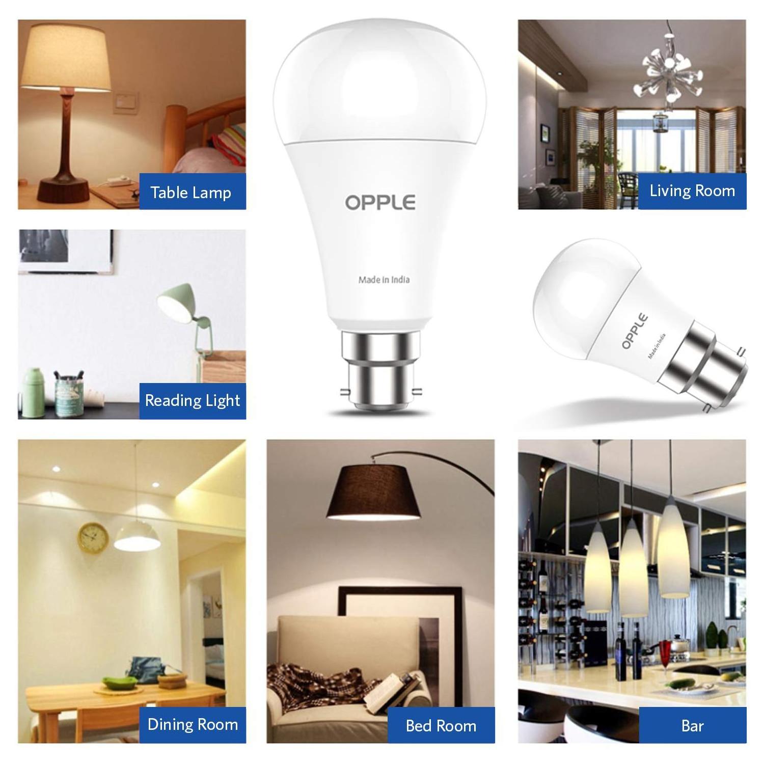 OPPLE B22 E26 E27 LED Bulb 110V~220V 3000K 6500K Light Energy Saving Bulbs Lamps Dimmable Change Color LED LIGHT Bulb