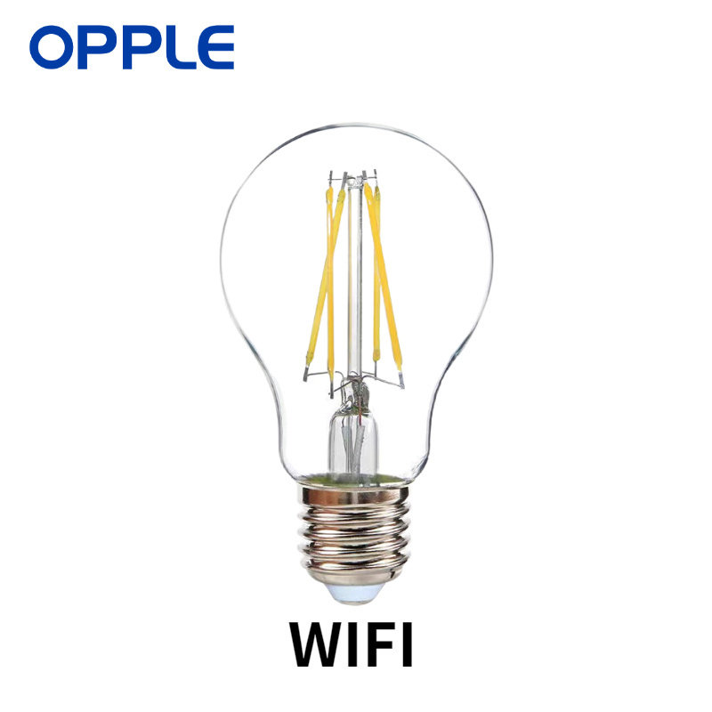 OPPLE LED 120V Wifi Bulbs E26 8.8W Google Tuya Siri Alexa Antique Dimmable Vintage Glass Edison LED Candle Light Smart Bulb