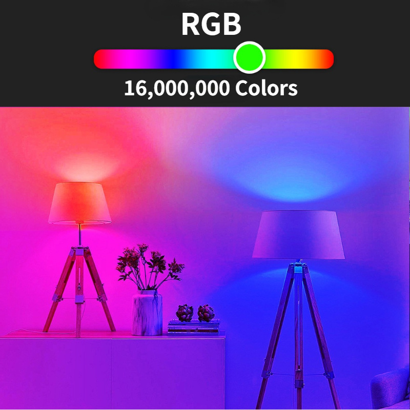 OPPLE RGB Bulb 120V-240V E26 17W Home LED Lamp 1600Lm Bluetooth Voice Control Dimmable Alexa Google Siri RGB Led Smart Blub