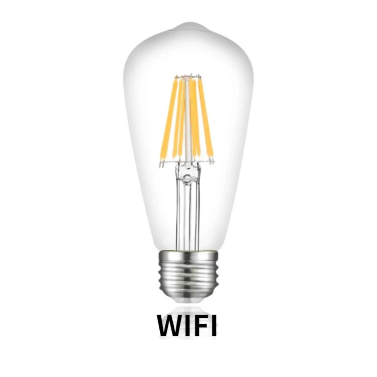 OPPLE Warm White Amber 8w St19 58 E26 Amber White Dimmable Antique Filament Light Edison Led Vintage Bulbs For Home