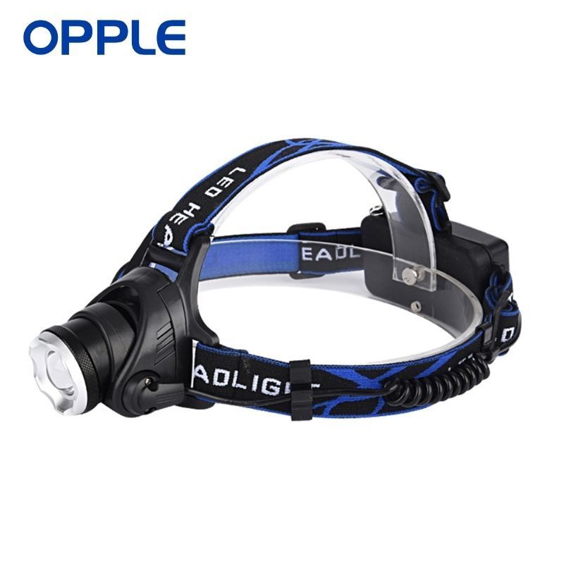 OPPLE Ultra Bright 1000 Lumen Aluminum Alloy Head Lamp Flashlight Zoomable Removable Rechargeable Led Headlamp Flashlight