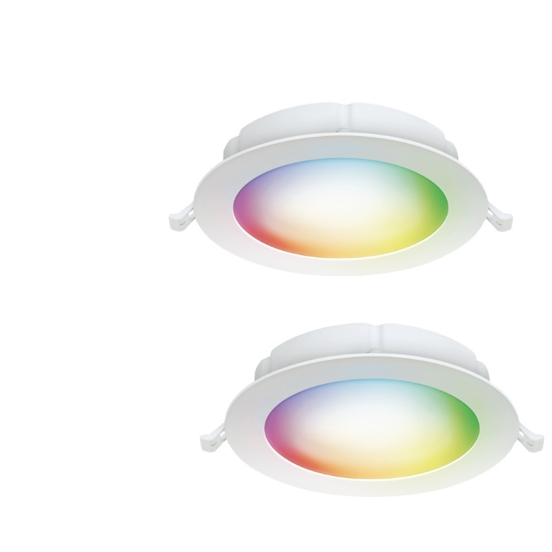 OPPLE 120V-240V 9W RGBCW 4 Inch Dimmable Spotlight Wifi  APP Remote Smart Life Smart Home Ceiling Light Smart RGB LED Downlight