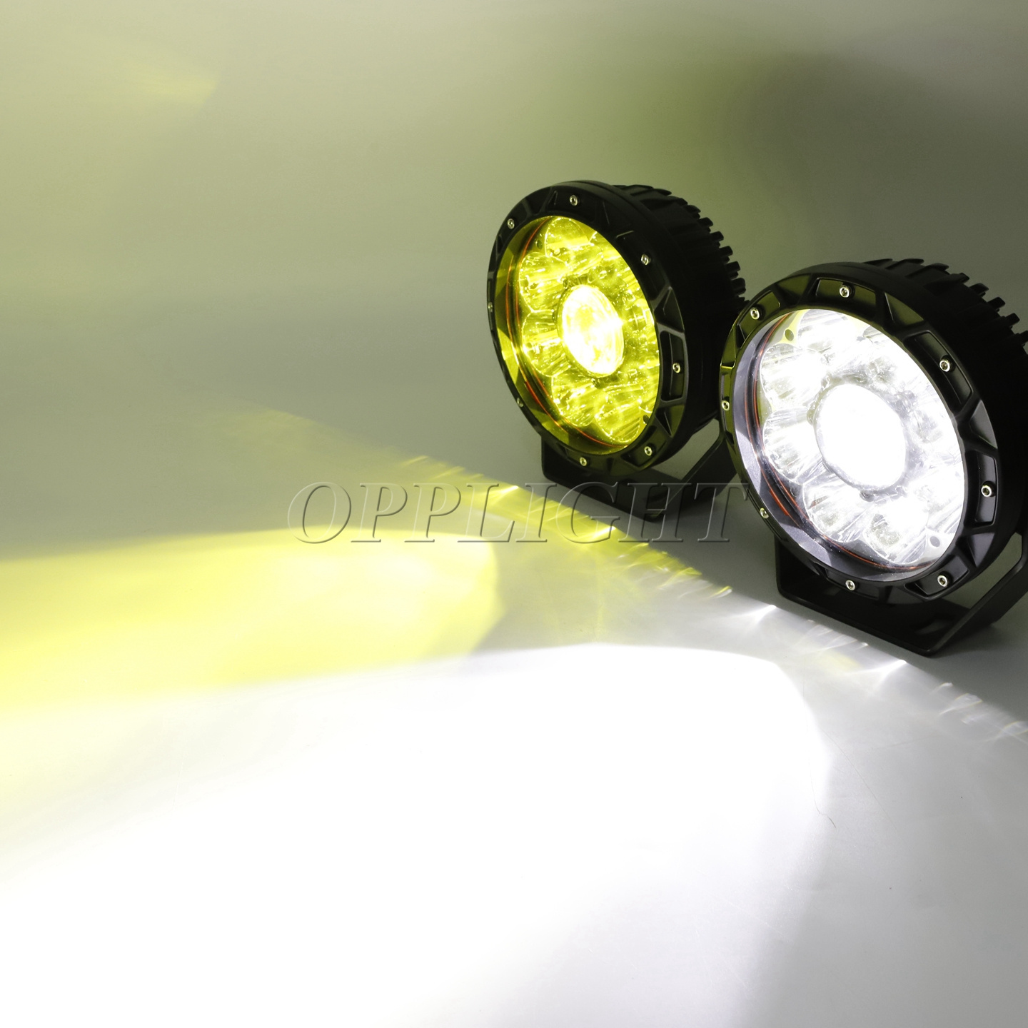 60W 7Inch round not laser  Spot Flood Beam Driving Light 90W LED Work Light For Truck Boat Offroad Lada ATV 4WD