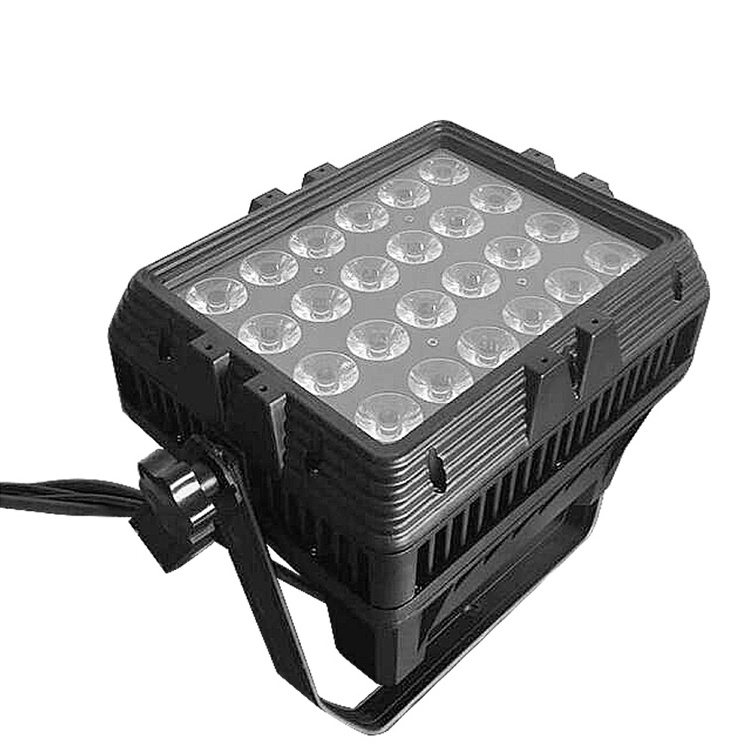 24x18W RGBWAUV 6in1 Outdoor Stage Lighting Waterproof  LED Hex Par Light