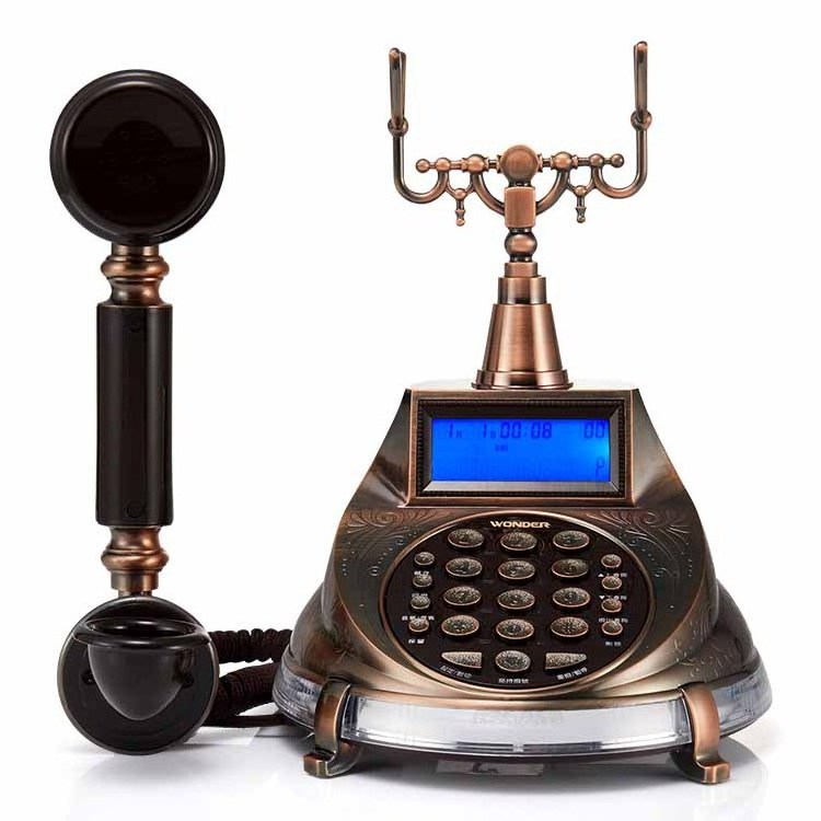 Opptel European retro fashion caller ID landline family villa American antique telephone