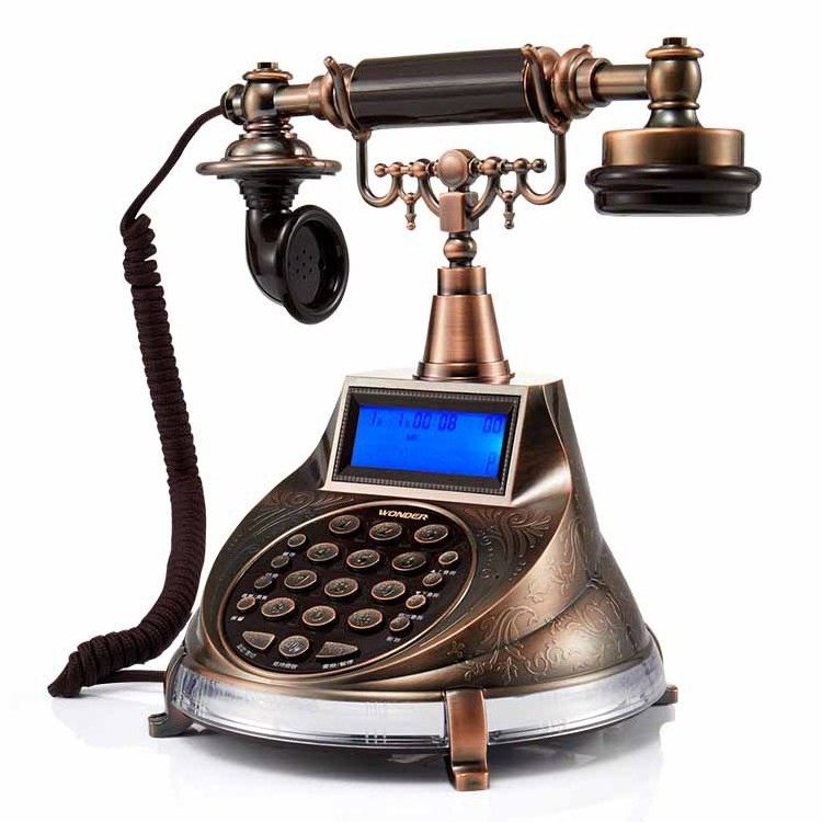 Opptel European retro fashion caller ID landline family villa American antique telephone