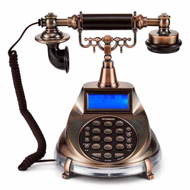 Opptel European retro fashion caller ID landline family villa American antique telephone