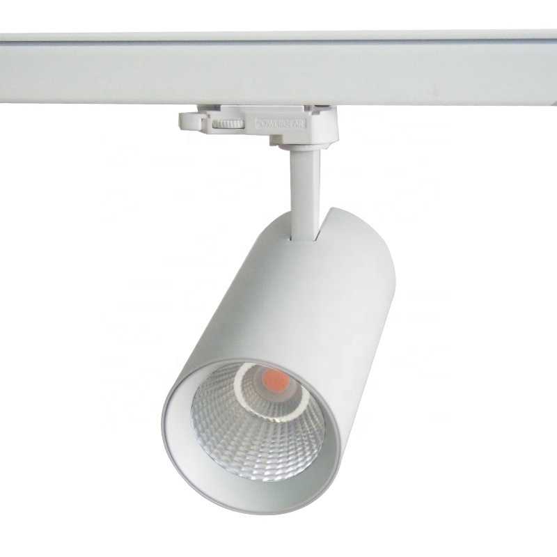 30W 130lm/w RA>90 Commercial Shop Lighting Built-in Art Gallery Track Spotlight Track Light With 5 Years Warranty