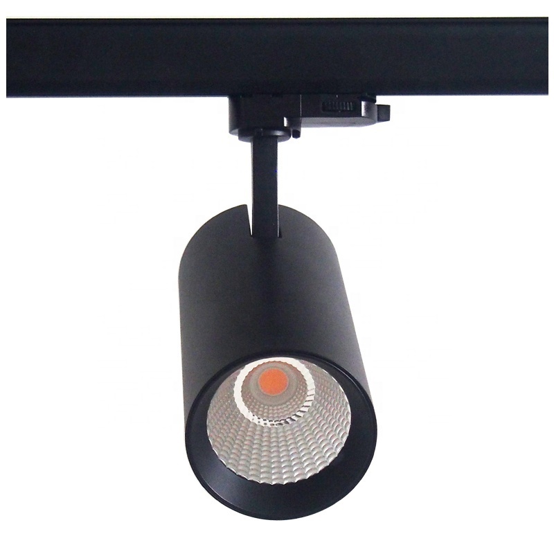 30W 130lm/w RA>90 Commercial Shop Lighting Built-in Art Gallery Track Spotlight Track Light With 5 Years Warranty