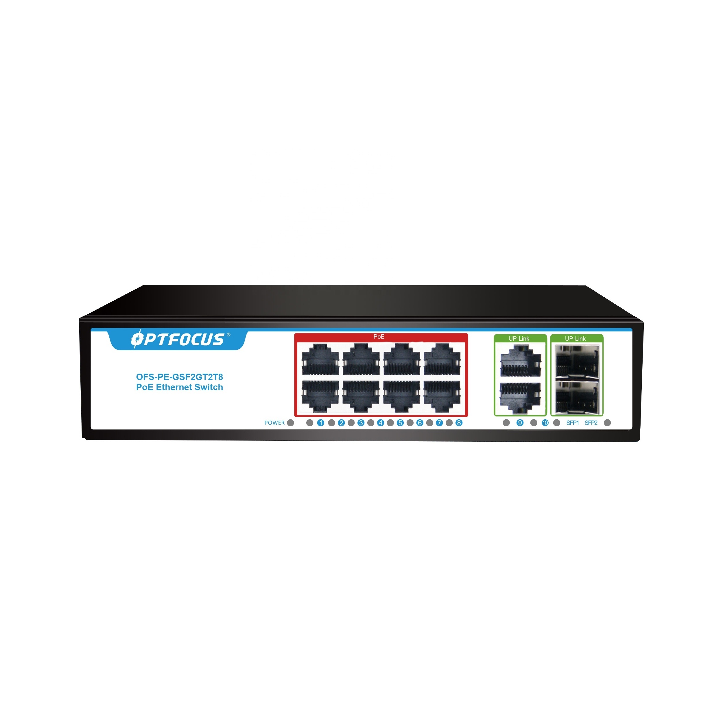 Factory OEM/ODM POE Network Switch 4 8 16 24 port 10/100M ethernet fiber switch POE gigabit with 2 SFP ports