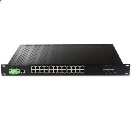 Industrial Switch PoE 24-Port L3 16 RJ45 Ports Industrial Managed PoE Switch For Surveillance Camera