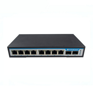 Wholesale 8 port gigabit ethernet optical fiber switch