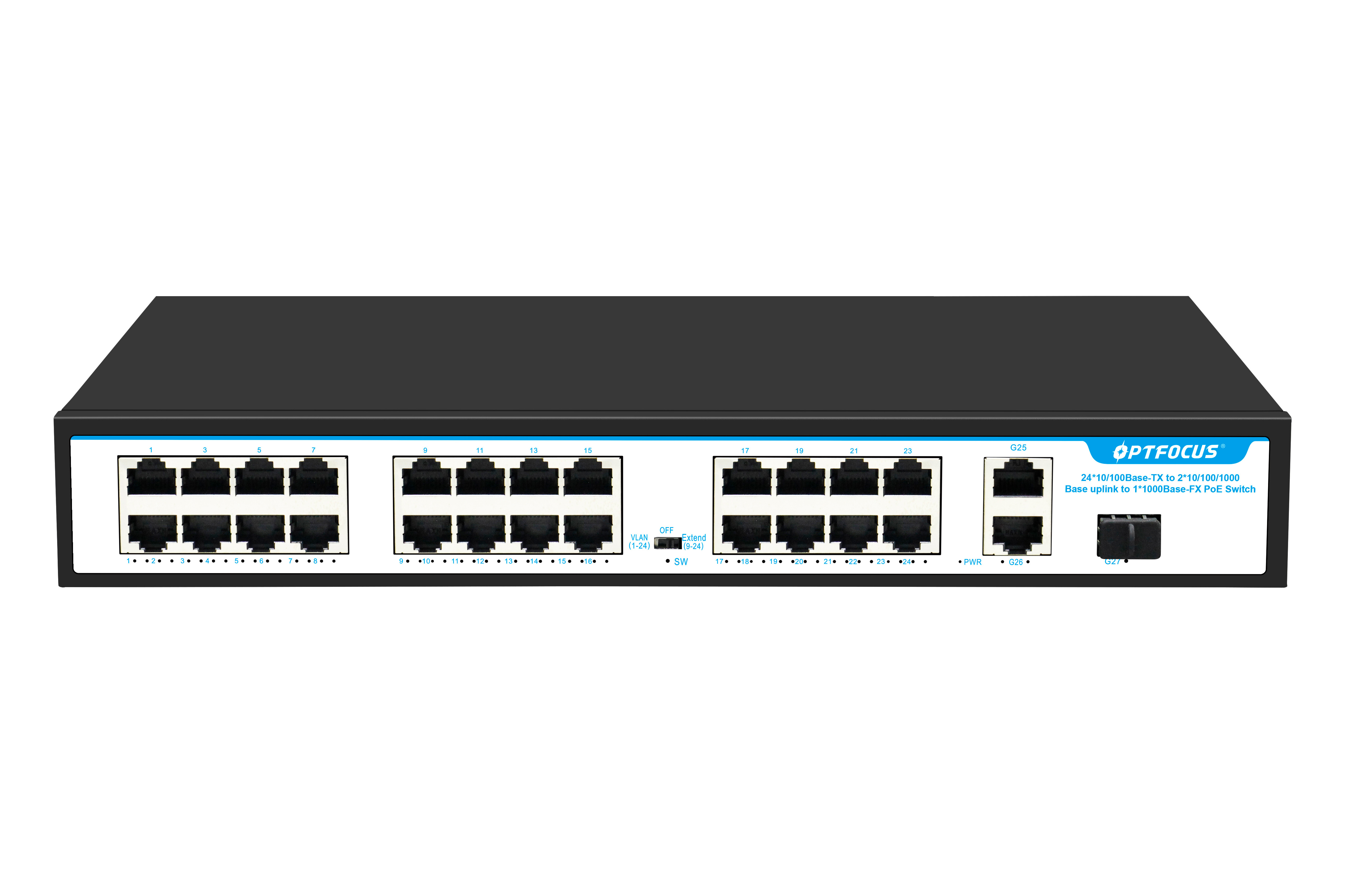 new arrival with 1 uplink port network passive PoE switch switch PoE 24 port cctv system