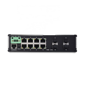 Manufacturer DIN rail 4 Gigabit fsp poe 8 port 48v Smart network ethernet managed industrial poe switch