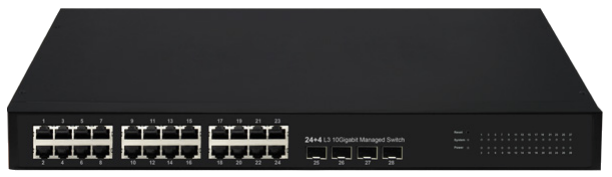 Factory OEM 24 Port 10/100/1000M Fiber Switch 4*10G Slot Ethernet Switch For FTTB Solution From Factory