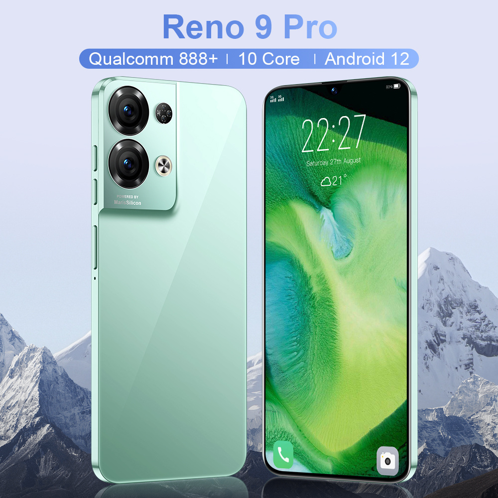 reno8 pro Reno10 pro+ tecno camon 9 pro cellphones 7.3inch Big screen phone HD dual SIM 5G Mobile Phone Android13 Smartphone