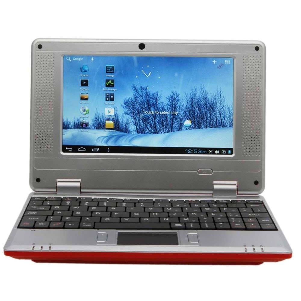 7 inch Student kids laptop PC computer Quad Core 1.5Ghz Android 13.0 WIFI HDM USB port netbook 32GB wholesale