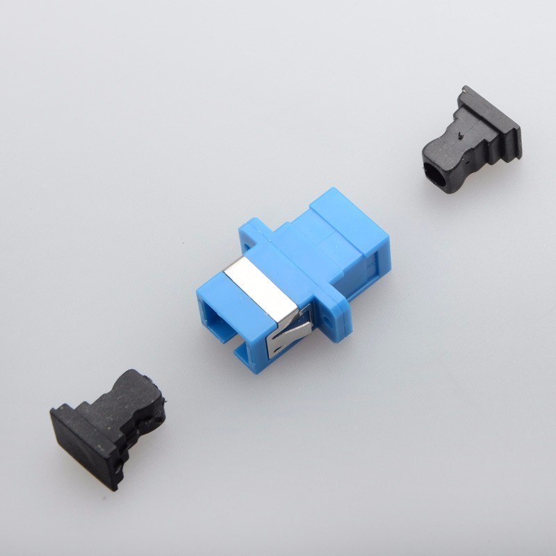 Hot Selling Flange SC UPC SM Simplex Blue Fiber Optic Adapter coupling coupler