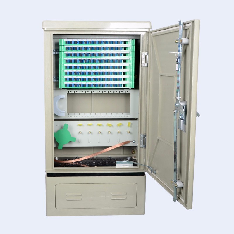 FTTX 96 Cores SMC Fiber Optic Cable Cross Connect Cabinet fiber distribution hub