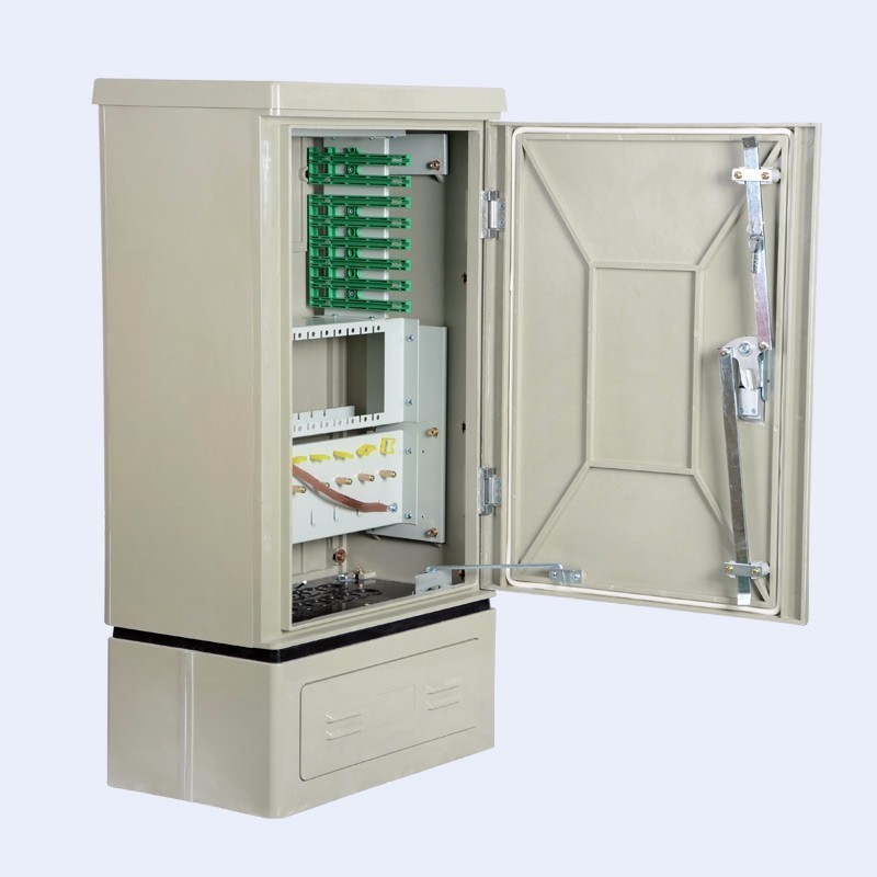 FTTX 96 Cores SMC Fiber Optic Cable Cross Connect Cabinet fiber distribution hub