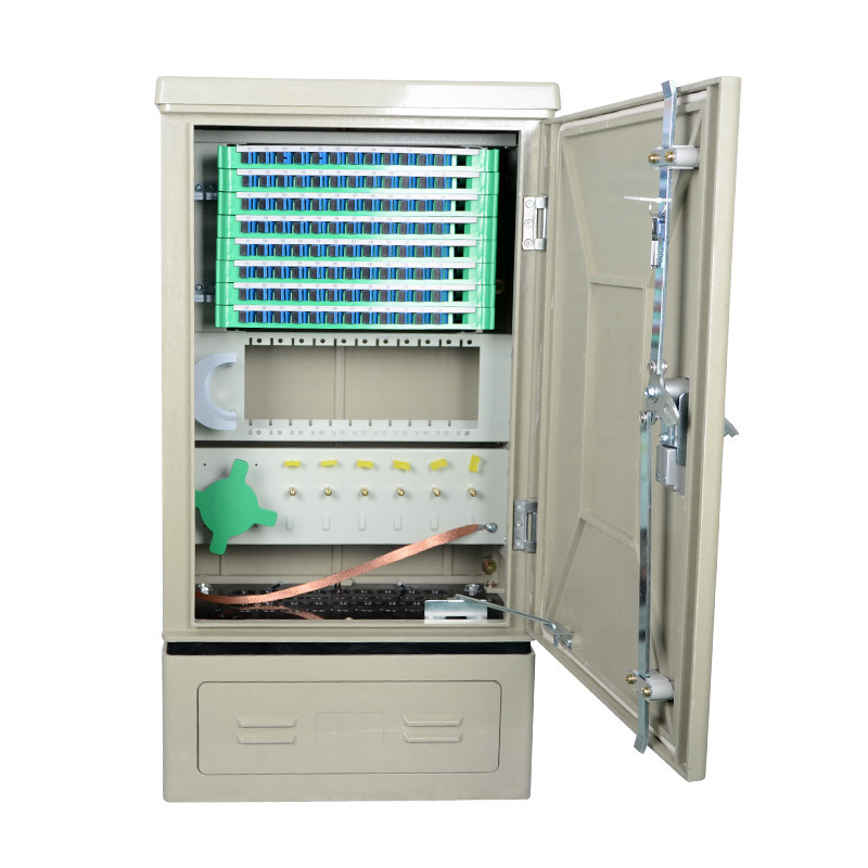 FTTX 96 Cores SMC Fiber Optic Cable Cross Connect Cabinet fiber distribution hub